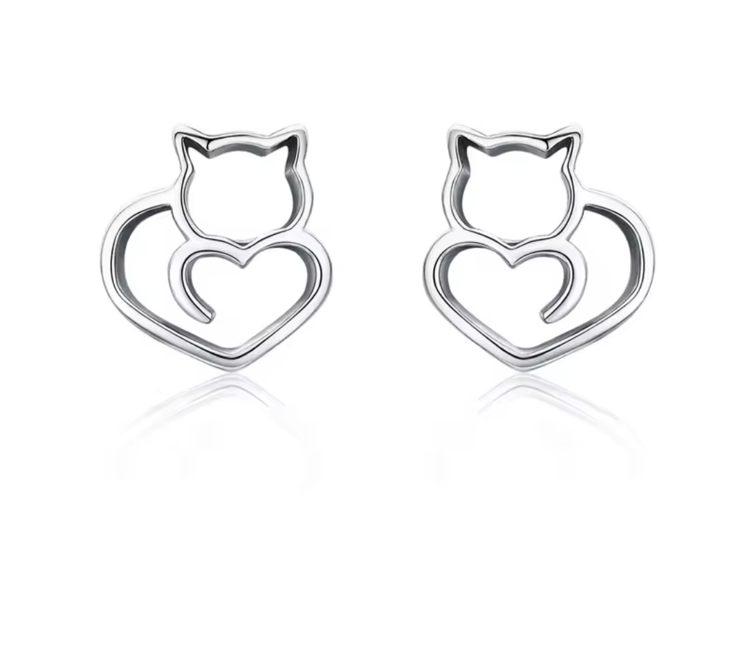 Обеци "Котешка обич" - Image 2