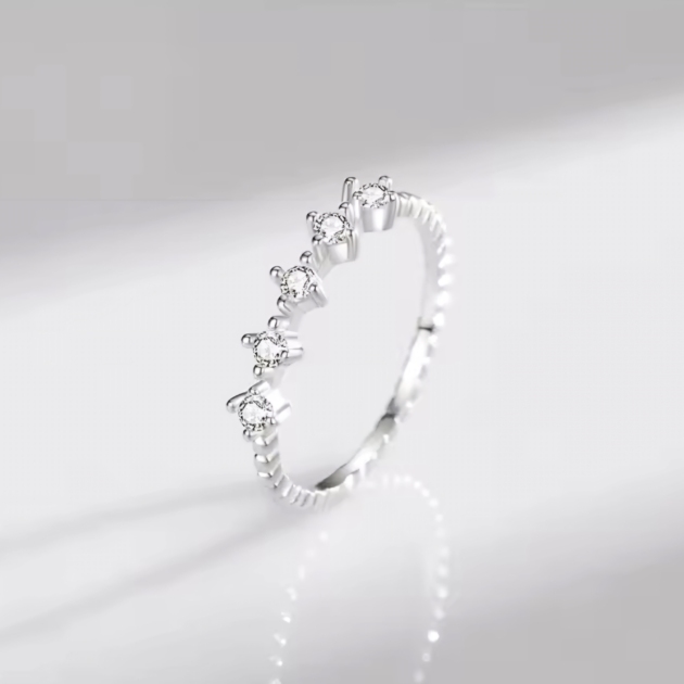 Сребърен пръстен с цирконий "Кристална мечта"