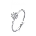 Сребърен пръстен с цирконий "Обет за вечност"