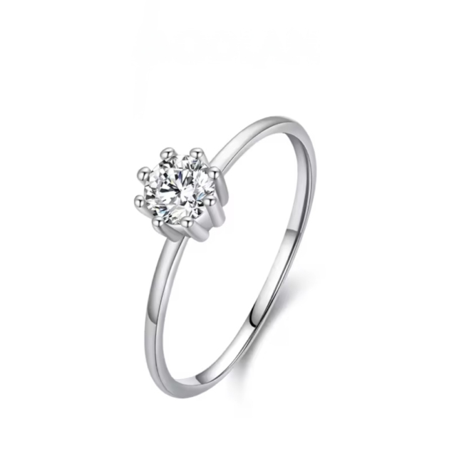 Сребърен пръстен с цирконий "Обет за вечност"