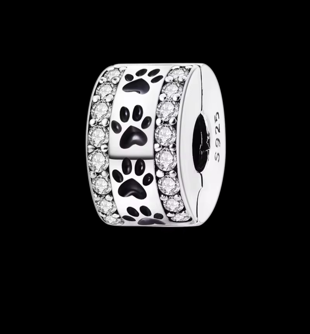 Сребърен разделител "Кучешки стъпки" - Image 3