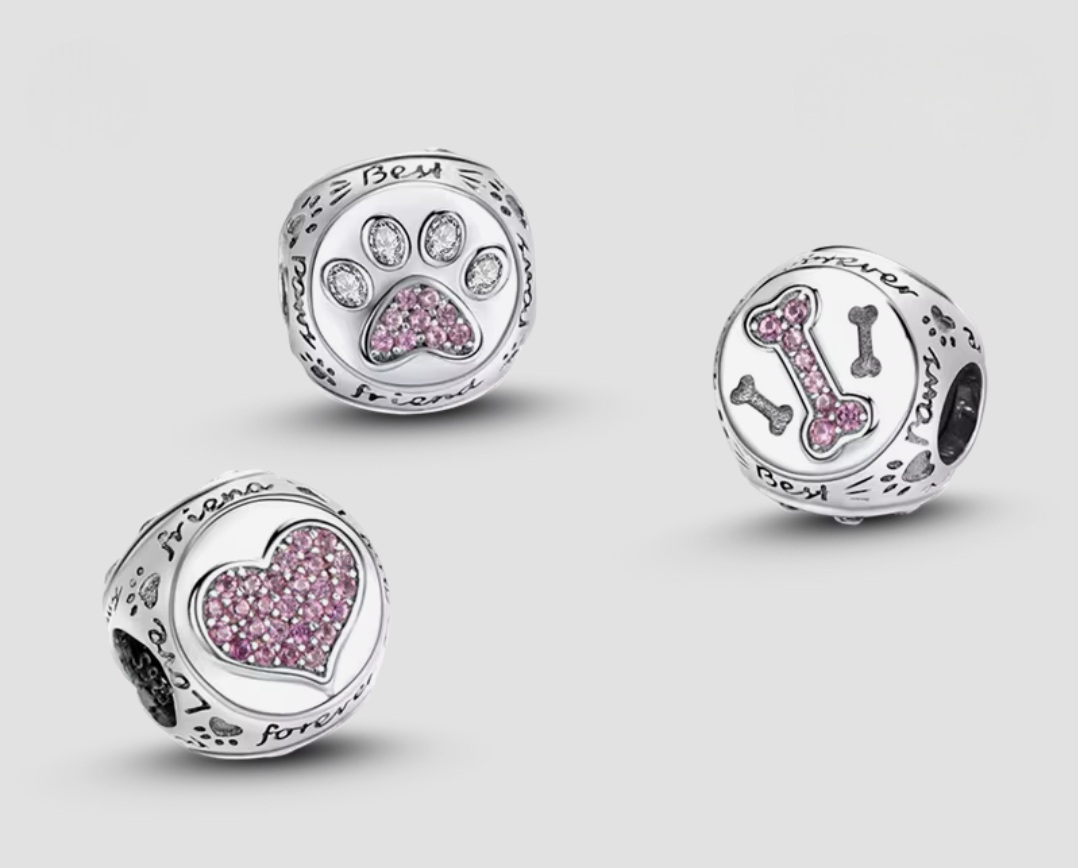 Сребърен талисман "Best friend" - Image 3