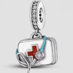 Сребърен талисман "Doctor"