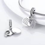 Сребърен талисман "Baby born"