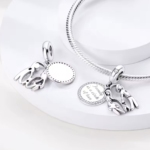 Сребърен талисман "Family in a circle"