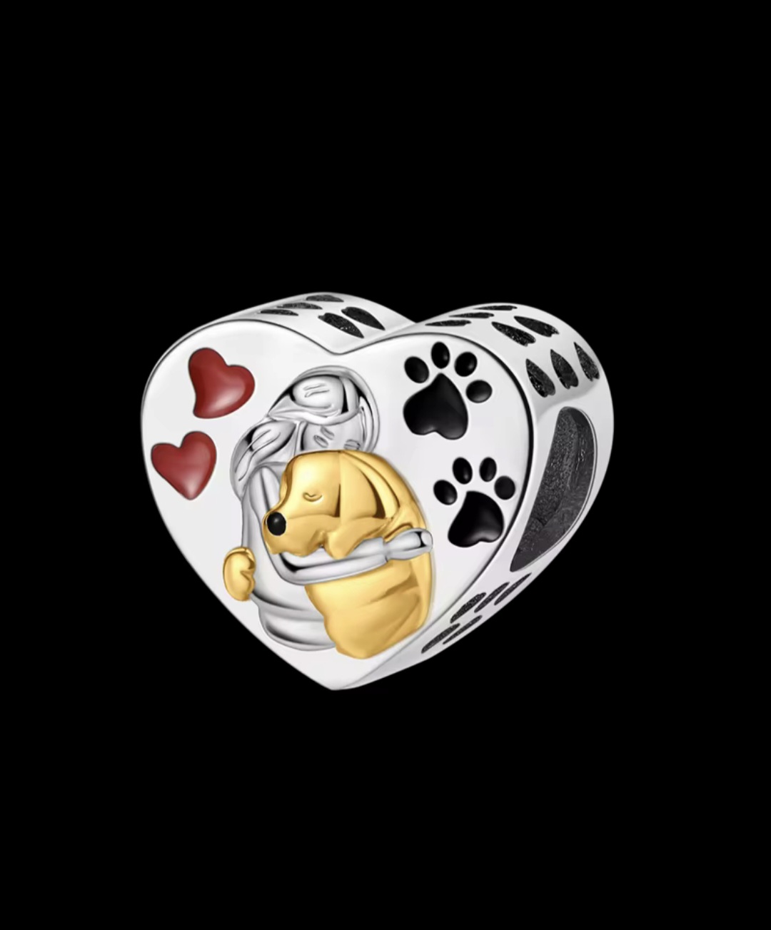 Сребърен талисман "Love friend" - Image 3