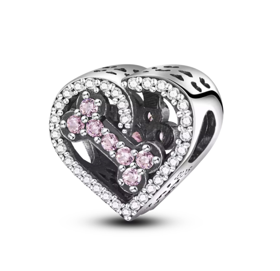 Сребърен талисман "Love my dog" - Image 4