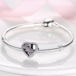 Сребърен талисман "Love my dog"