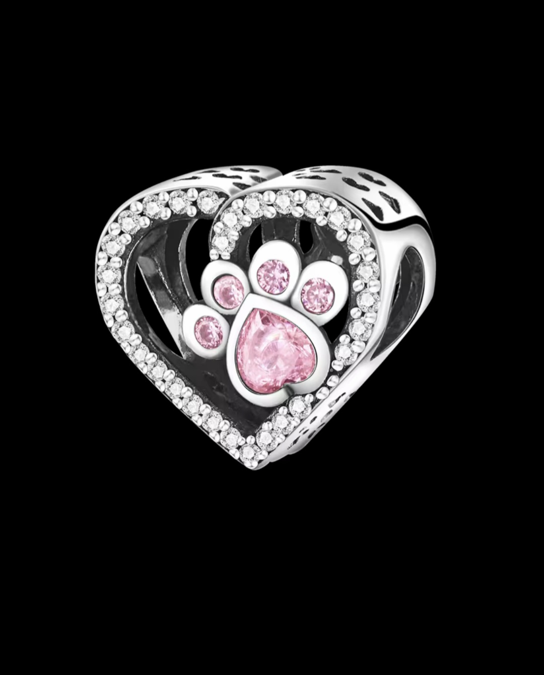 Сребърен талисман "Love my dog" - Image 2