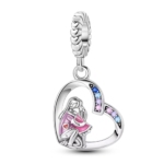 Сребърен талисман "Mother-daughter"