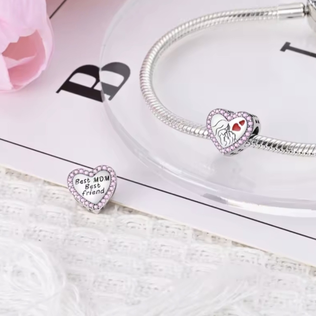 Сребърен талисман "Mother love"