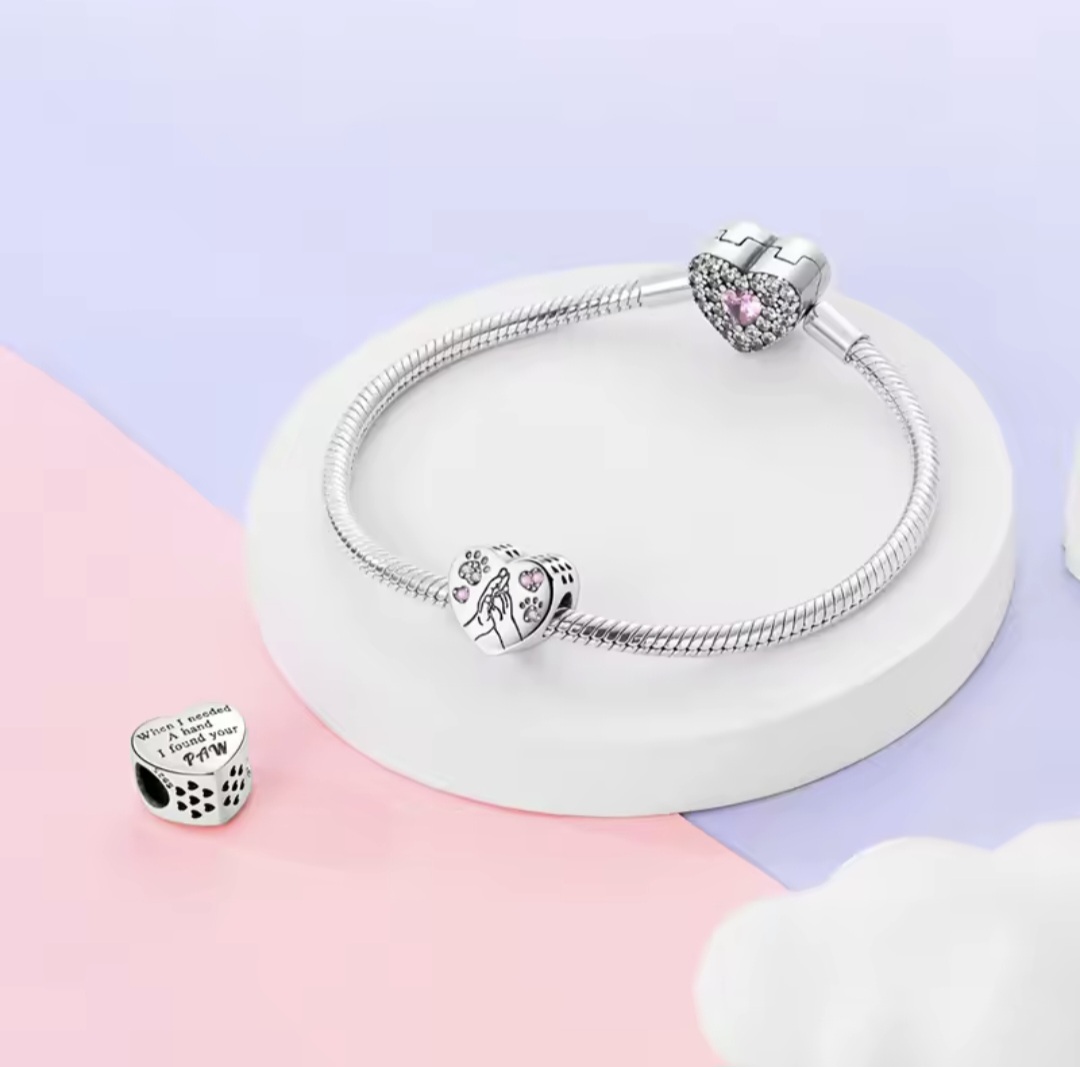 Сребърен талисман "Pet hand" - Image 4