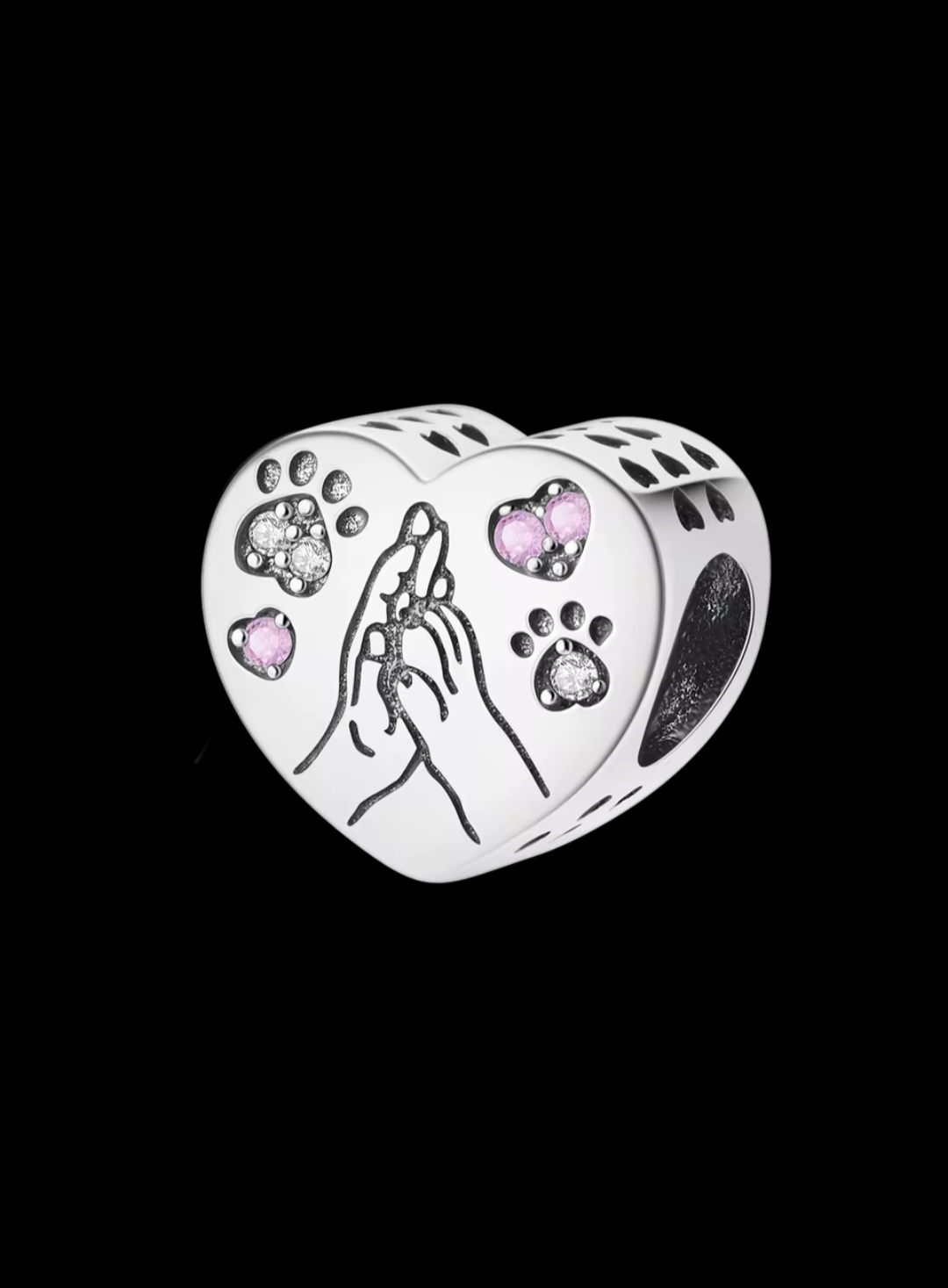 Сребърен талисман "Pet hand" - Image 3