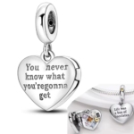 Сребърен талисман "You never know"