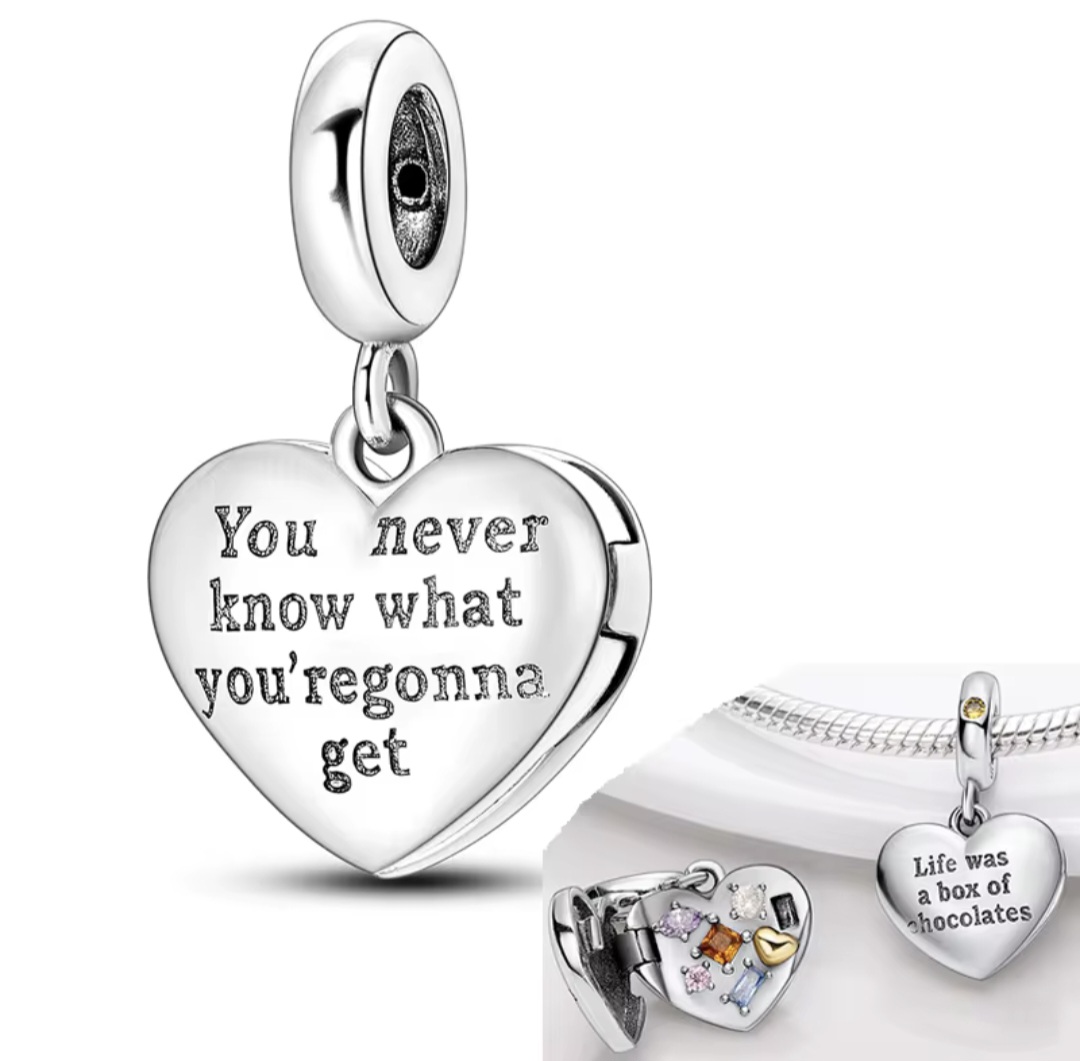 Сребърен талисман "You never know"