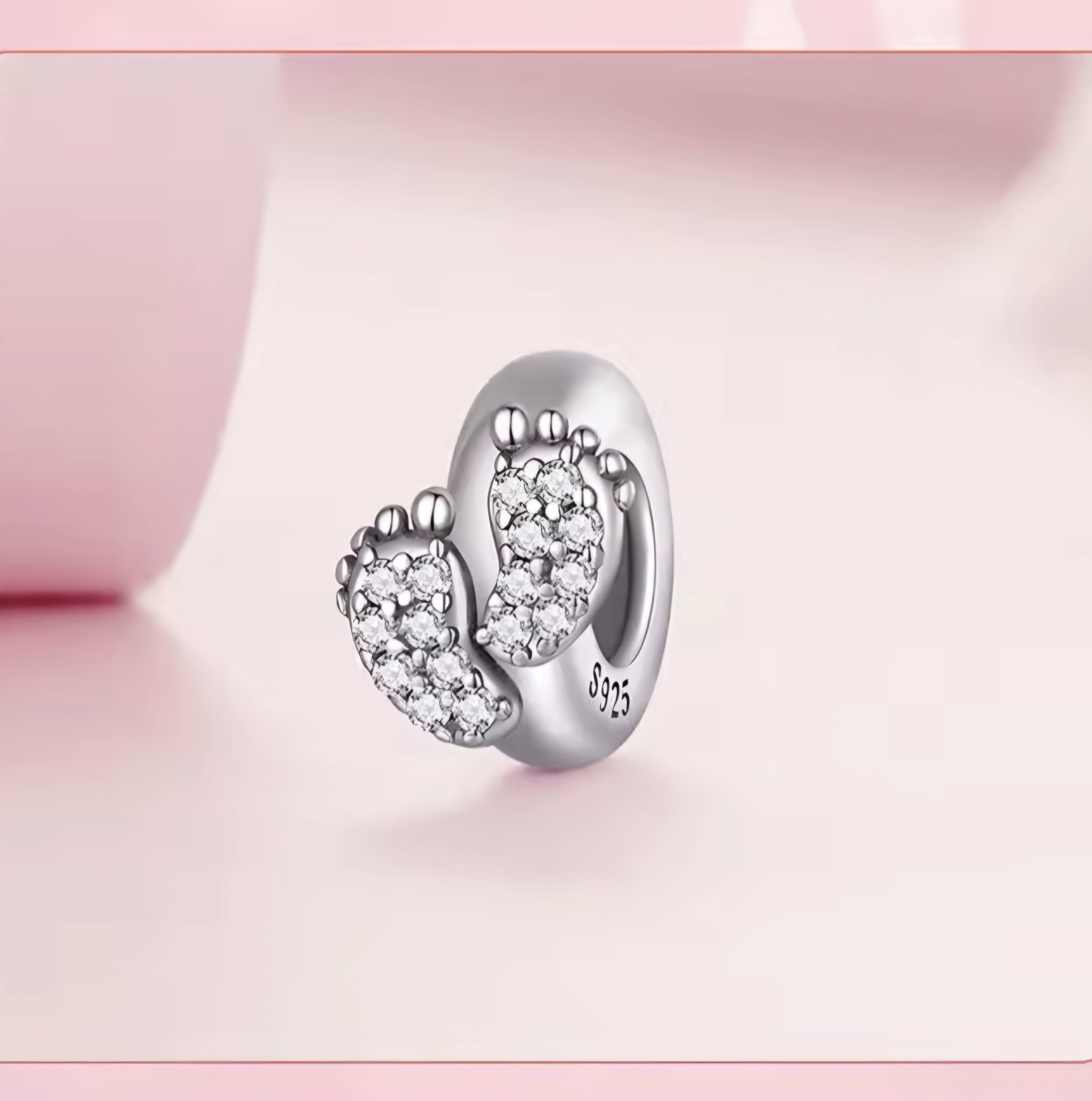 Сребърен талисман "Бебешко щастие"