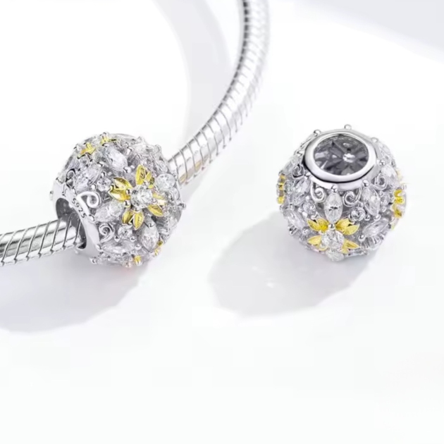 Сребърен талисман "Диамантена Флоренция"