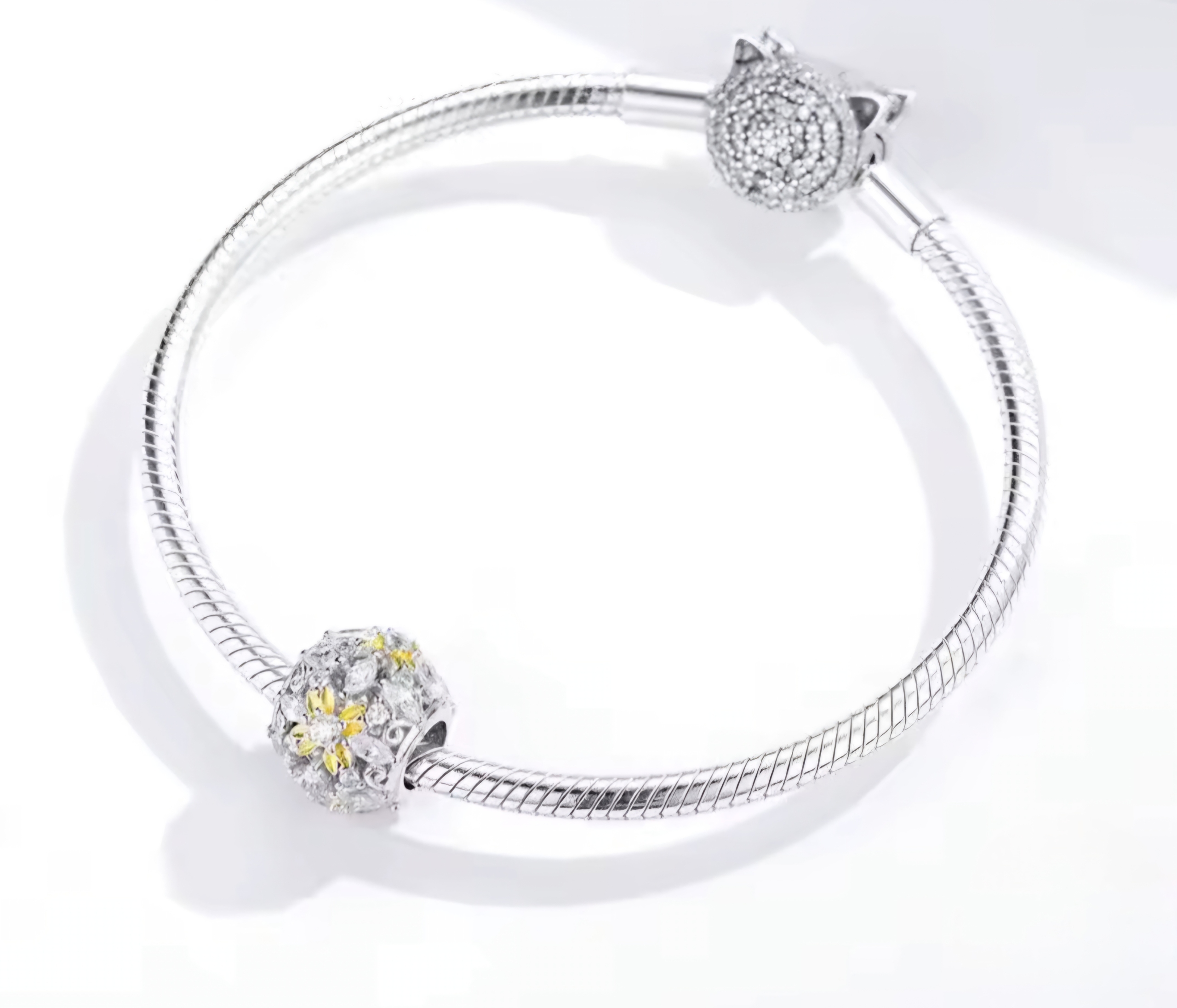 Сребърен талисман "Диамантена Флоренция" - Image 3