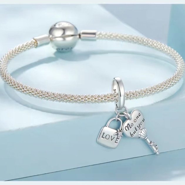 Сребърен талисман "Ключът за теб"