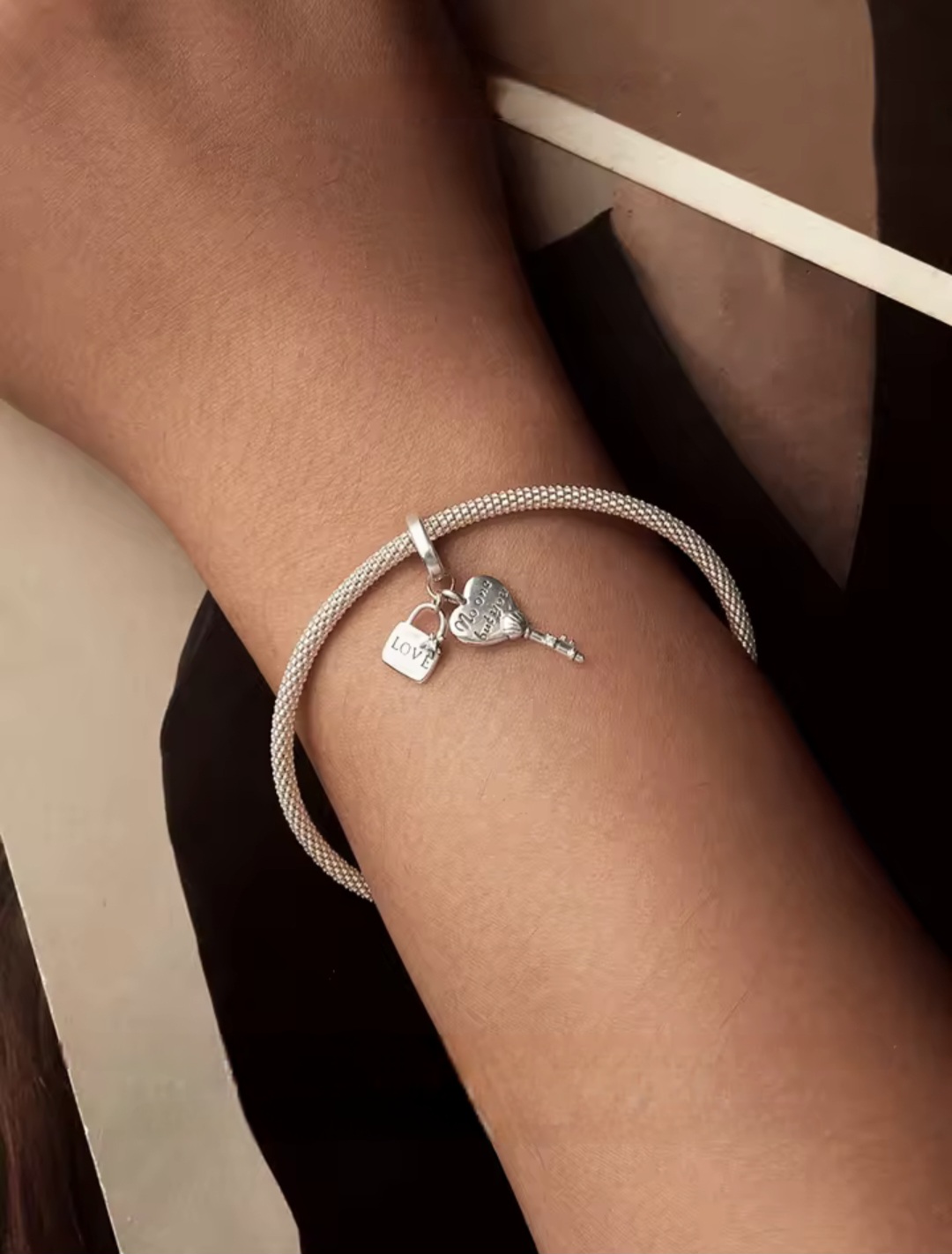 Сребърен талисман "Ключът за теб" - Image 4