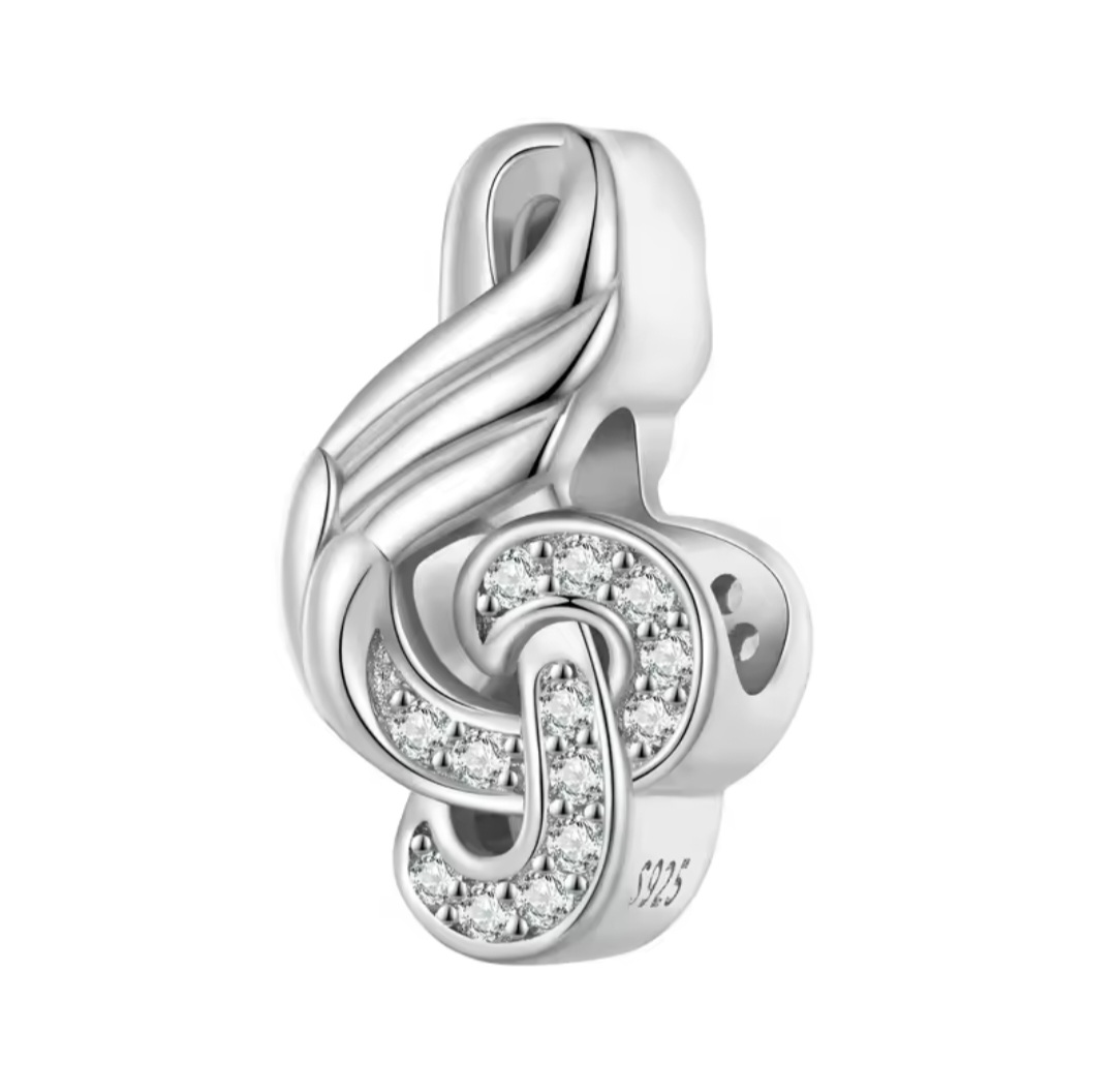 Сребърен талисман "Музиката е моят живот" - Image 2