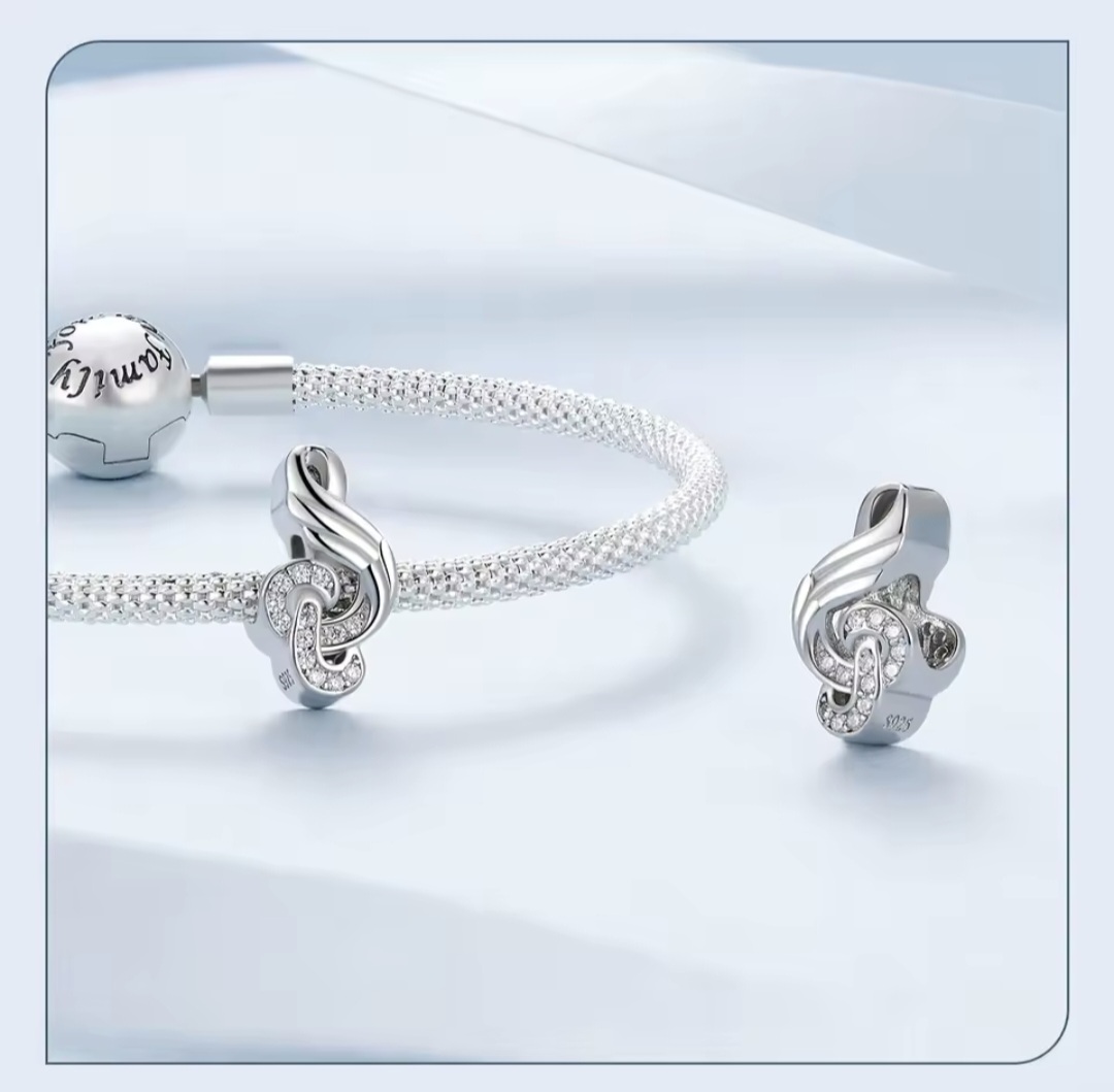 Сребърен талисман "Музиката е моят живот"