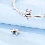 Сребърен талисман "Мяу-мяу"