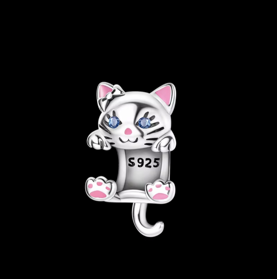 Сребърен талисман "Мяу-мяу" - Image 3
