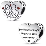 Сребърен талисман "Семейно щастие"