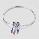 Сребърна гривна за талисмани „Магия на съдбата“