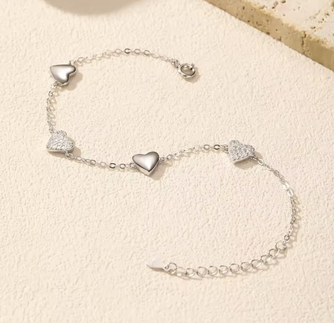 Сребърна гривна с цирконий "Aurora" - Image 4