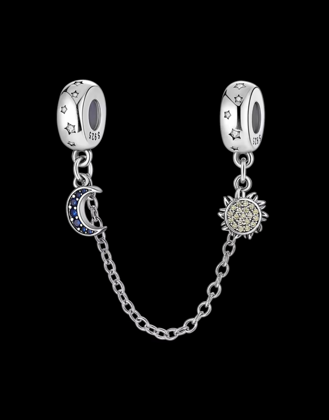 Сребърна защитна верижка "Moon-Sun" - Image 3