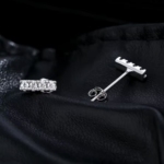 Сребърни обеци с мойсанит "Brillare Mini"