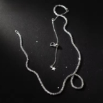 Сребърно колие "Звезден миг"