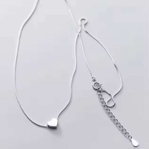 Сребърно колие "Любов за теб"