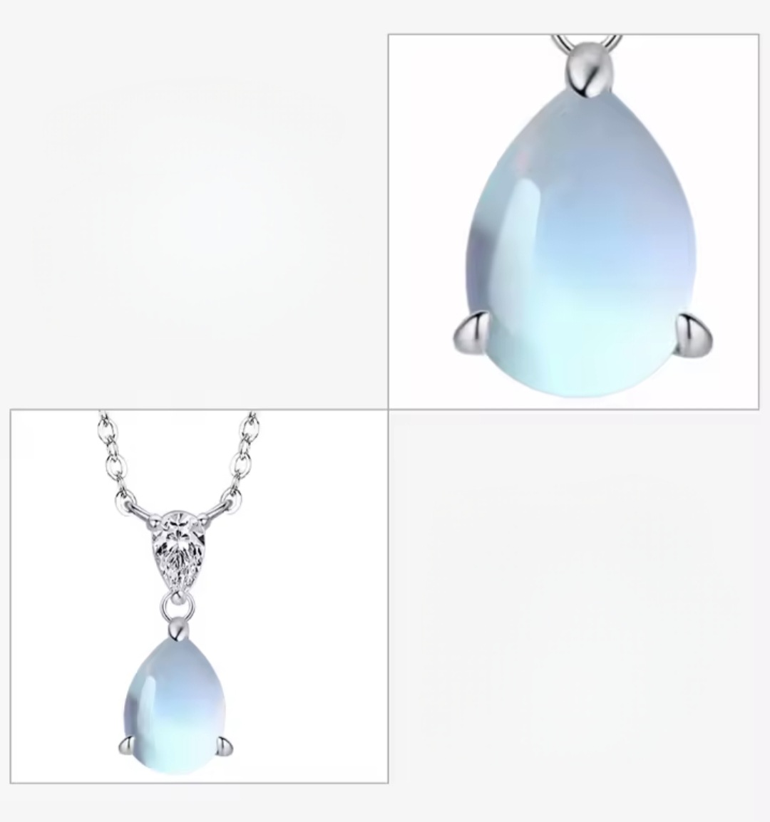 Сребърен комплект "Luna Mist" - Image 4