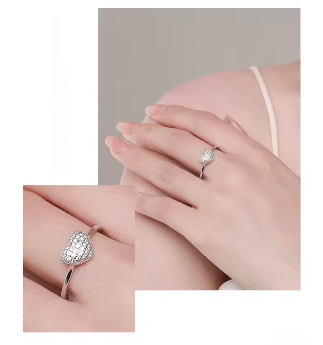 Сребърен комплект с цирконий "Bijou d’Amour" - Image 9