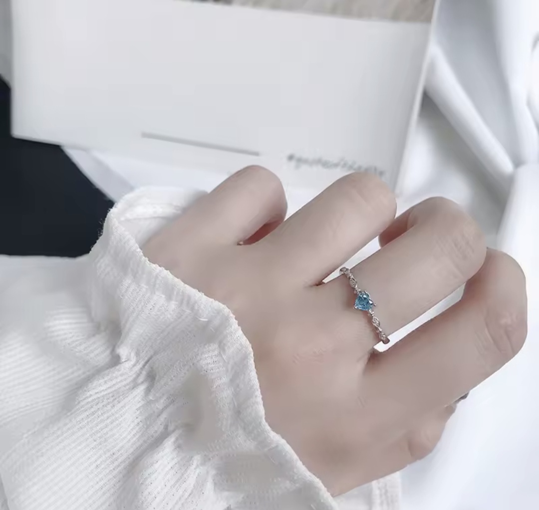 Сребърен пръстен с цирконий "Heartlight" - Image 2