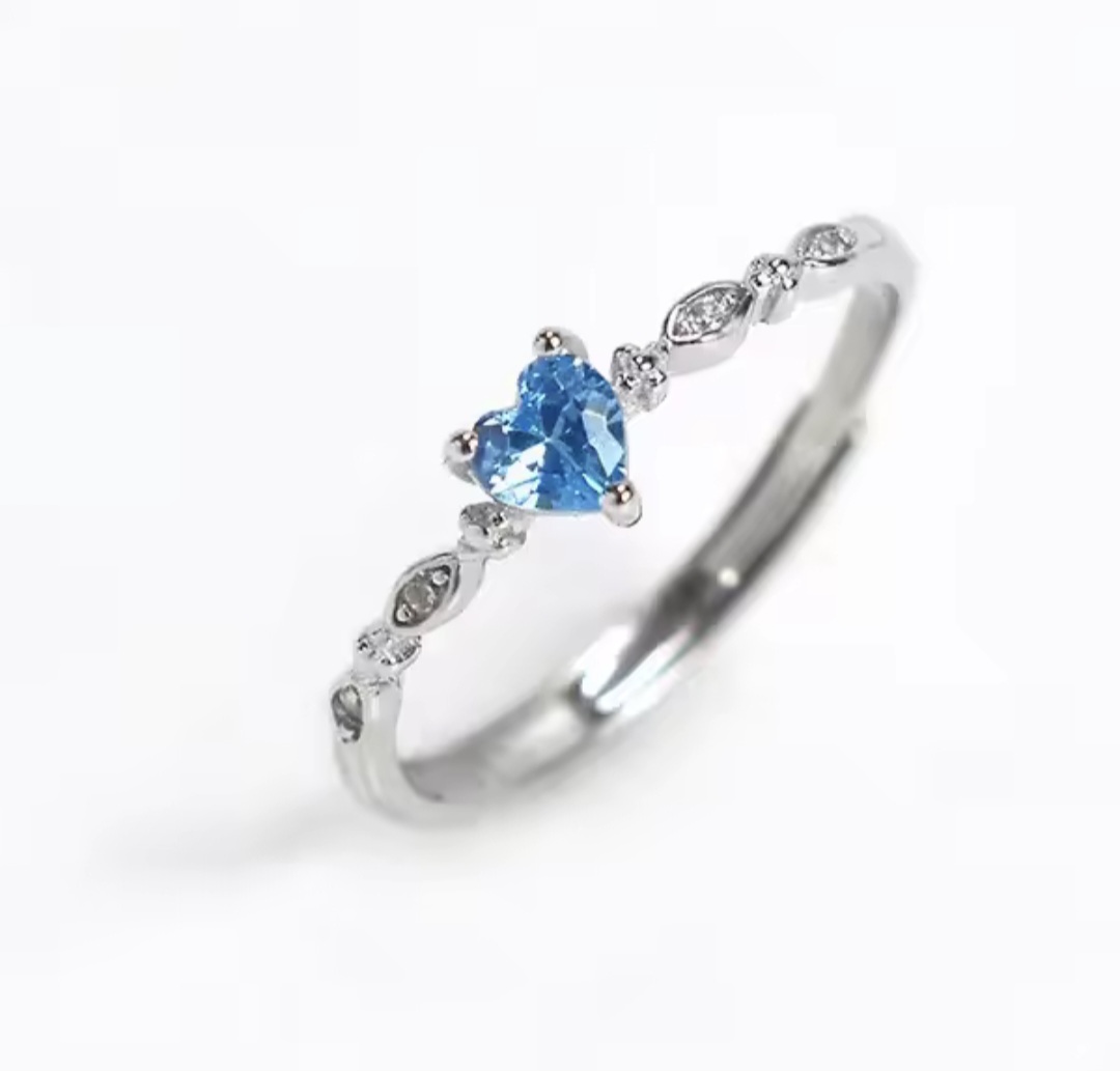 Сребърен пръстен с цирконий "Heartlight" - Image 9