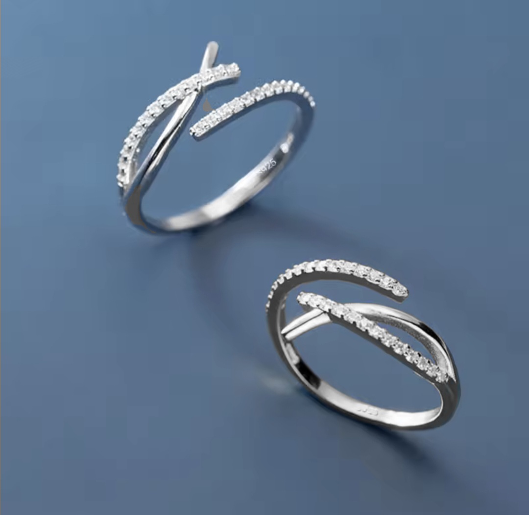 Сребърен пръстен с цирконий "Liaison" - Image 5