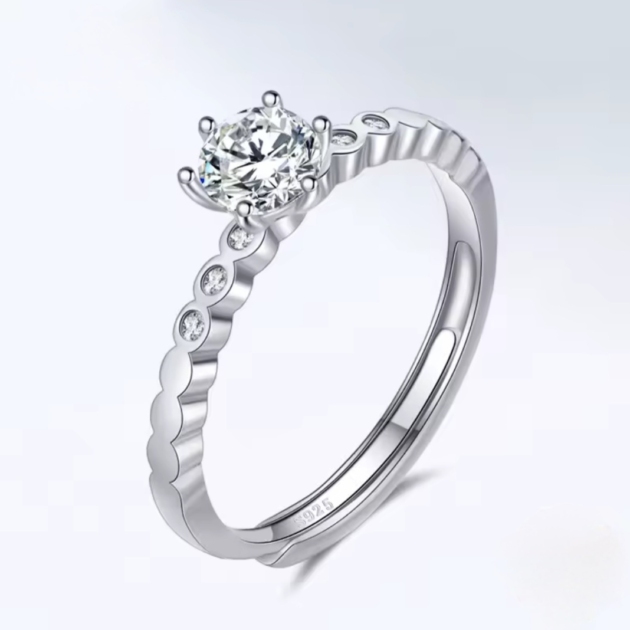 Сребърен пръстен с цирконий "Luna Spark"