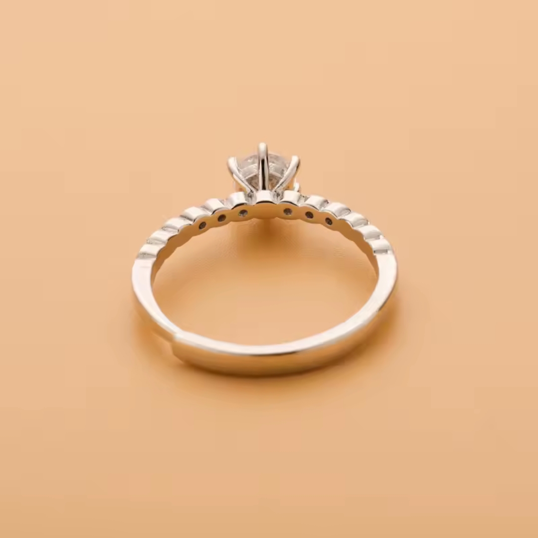 Сребърен пръстен с цирконий "Luna Spark" - Image 6