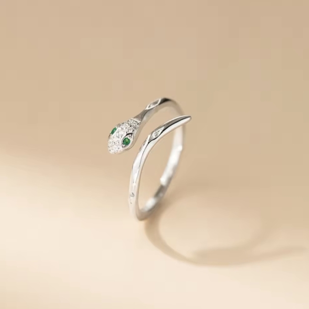 Сребърен пръстен с цирконий "Noctura"
