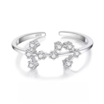 Сребърен пръстен с цирконий "Scorpio"