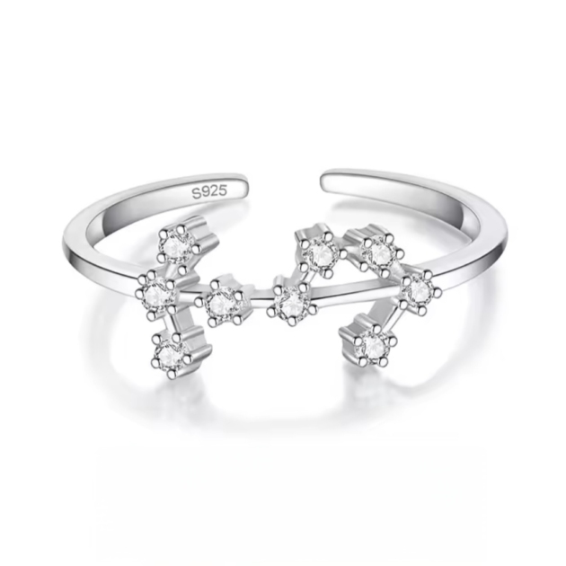 Сребърен пръстен с цирконий "Scorpio"