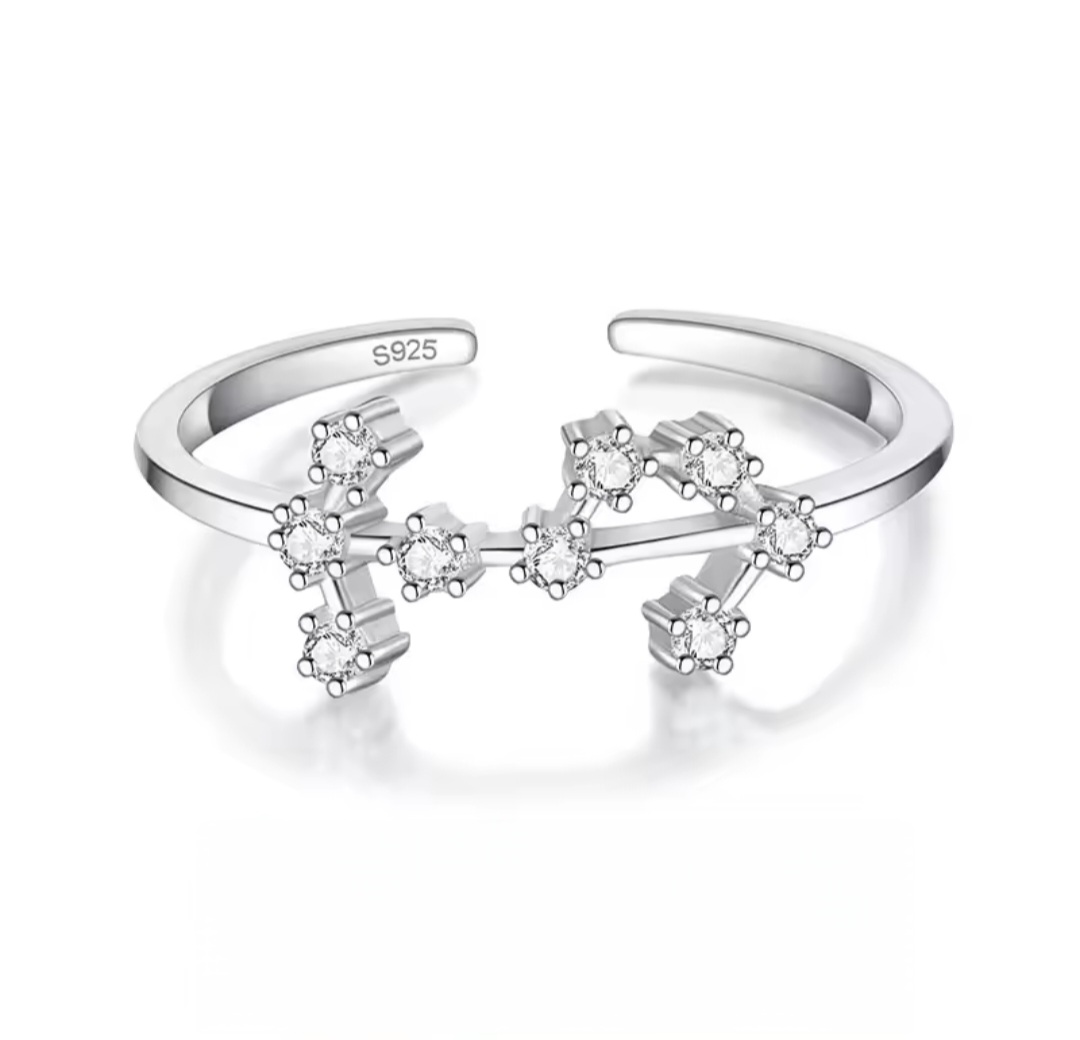 Сребърен пръстен с цирконий "Scorpio"