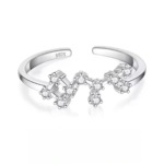 Сребърен пръстен с цирконий "Sagittarius"