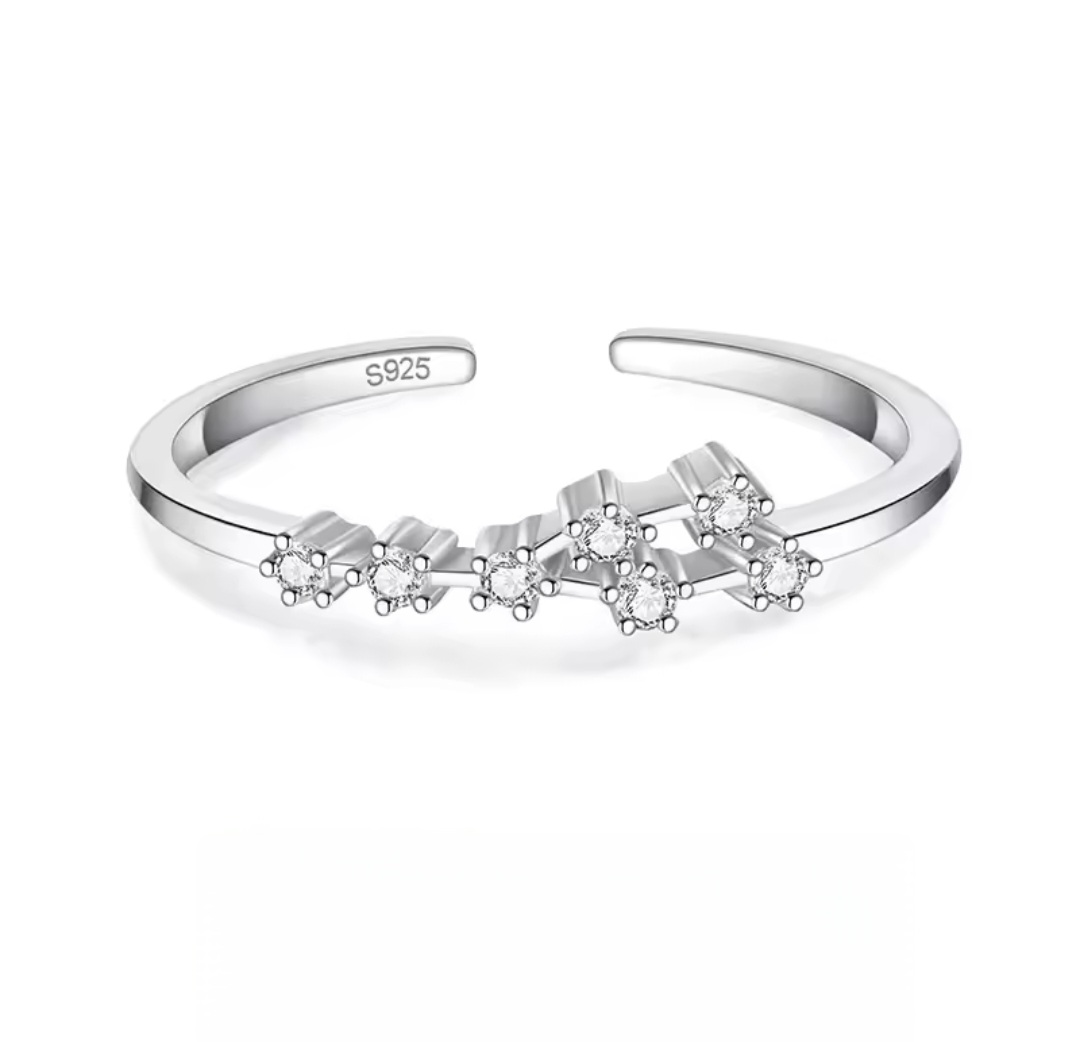 Сребърен пръстен с цирконий "Leo"