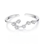 Сребърен пръстен с цирконий "Gemini"