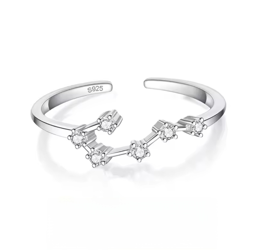 Сребърен пръстен с цирконий "Gemini"